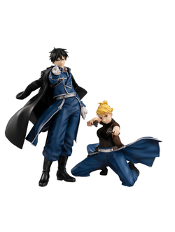 Фигурка Рой Мустанг, Риза Хоукай (Roy Mustang, Riza Hawkeye Set)