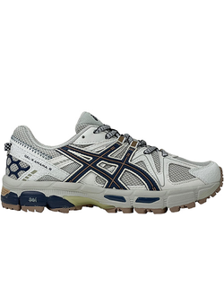 Asics Gel Kahana 8 White Navy Белые с синим