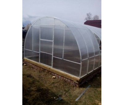 Каркас Теплицы Польза-4 УСИЛЕННАЯ ПОЛИМЕР  Размер:4х4м
