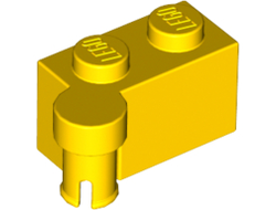 Hinge Brick 1 x 4 Swivel Top, Yellow (3830 / 4241117 / 6137910)