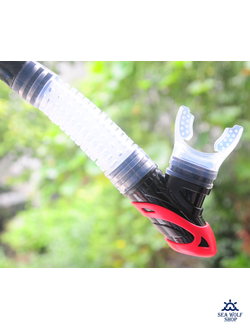 Трубка для дайвинга TOPIS S207 сухая с клапанами