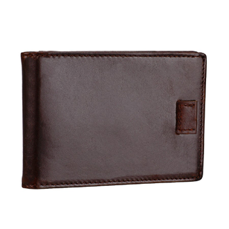 кошелек зажим для денег Demid коричневый