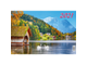 Календарь Атберг98 на 2021 год 295x135 мм (Озеро в горах)