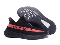Adidas Yeezy Boost 350 v2 Черные с красным