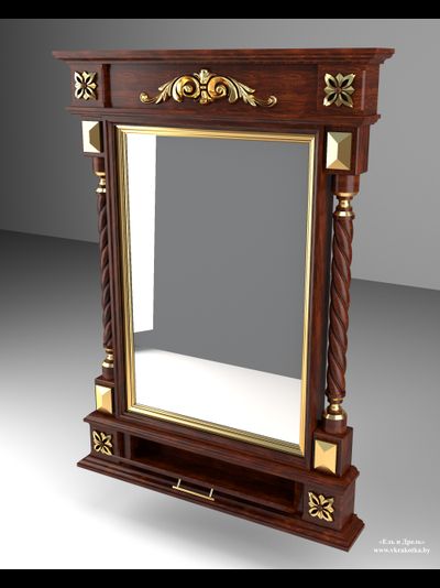 Рама для зеркала, 3d модель