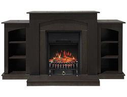 Электрокамин Скандинавия LUX BL с очагом Fobos