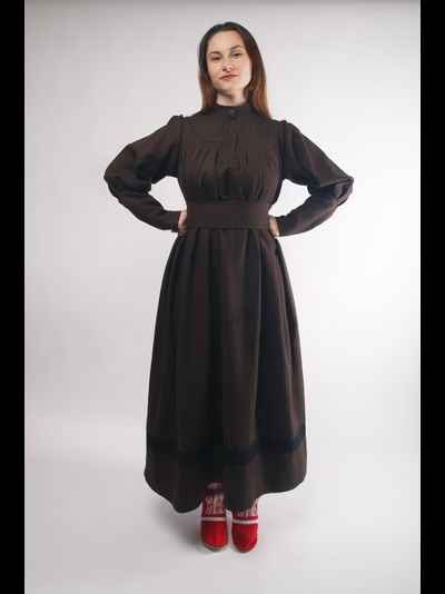 Платье «Поморское» шерстяное