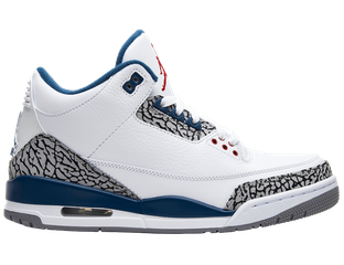 Retro 3 og true blue clearance