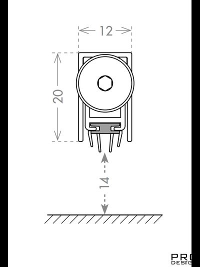 Автоматический порог Armadillo EASY TREND ASTD A1/630