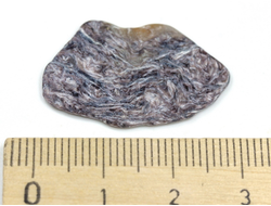 Чароит, пластина, Якутия (28*18*1,5 мм, 1,5 г) №26567