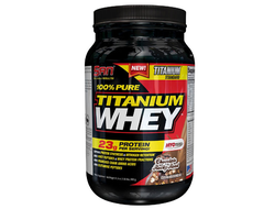 (SAN) 100% Pure Titanium Whey - (908 гр) - (ваниль)