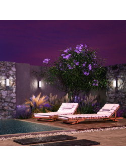 Настенный светильник (бра) Rock, O434WL-L12GF3K