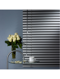 Жалюзи горизонтальные HOLIS, цвет СЕРЫЙ МАТОВЫЙ