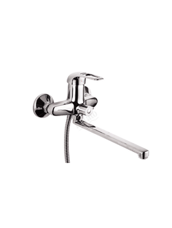 Смеситель для ванны POTATO шар, с изливом F-30см, перекл.душа P2228