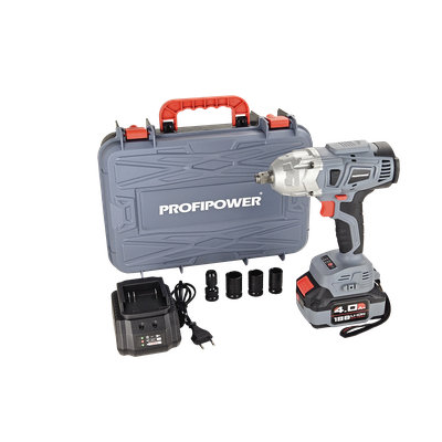 Аккумуляторный гайковерт ударный бесщеточный PROFIPOWER DWDTW-18V