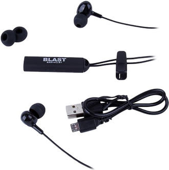 Вакуумные Bluetooth наушники Blast BAH-415BT (черный)