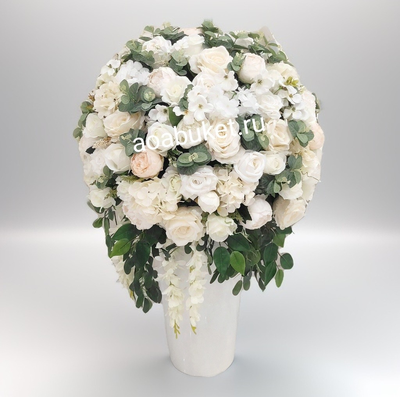 Композиция из искусственных цветов большая на сцену - Дольче вита № НП020к - Купить в Москве и СПБ
