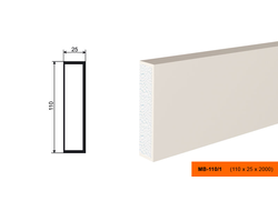 Фасадный молдинг из пенополистирола с покрытием LEPNINAPLAST (Лепнинапласт)  МВ-110/1
