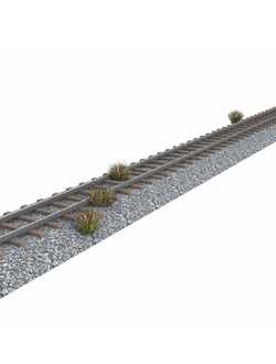 рельсы Рельсы с травой