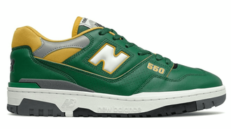 New Balance 550 Green (Зеленые с белым) фото