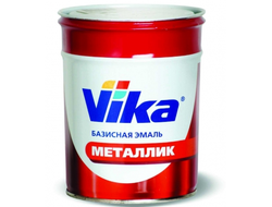 Эмаль VIKA- металлик БАЗОВАЯ Серебряная мелкое очень светлое зерно 8110 (0,9)