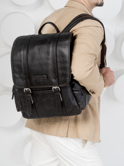 Кожаный рюкзак Montalbano brown (арт. 3097-04)