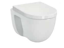 Комплект: Подвесной безободковый унитаз VitrA S40, L-box, с толстым сиденьем дюропласт с микролифтом, инсталяцией и панелью управления, глянцевый хром 9005B003-7211