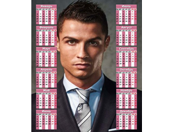 Календарь настенный Криштиану Роналду, Cristiano Ronaldo №42