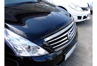 Дефлектор капота темный NISSAN TEANA 2008-2013