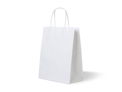 ПАКЕТ БУМАЖНЫЙ С КРУЧЁНОЙ РУЧКОЙ (350*150*450 ММ) БЕЛЫЙ