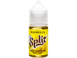 MAXWELLS SALT (20 MG) 30ml - SPLIT (БАНАНОВО-КОКОСОВЫЙ МУСС)