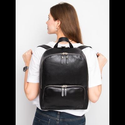 Женский кожаный рюкзак Vicenza Premium black (арт. 
3105-51)