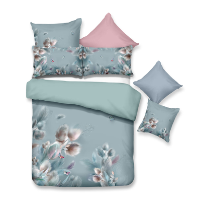 Постельное белье мако-сатин полутороспальное 150x200x1 180x230x1 50x70x1 70x70x1 TIS04-823