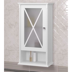 Шкаф подвесной Opadiris Палермо 46 белый матовый, левый