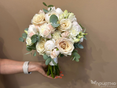 Букет невесты & Бутоньерка № 1305