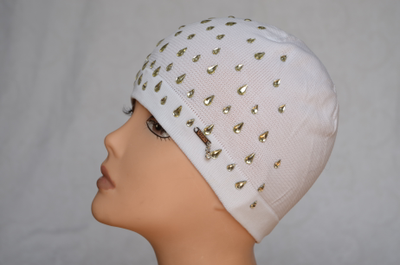 Итальянская летняя шапка с украшениями Vizio фото