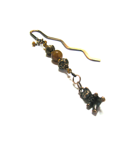 Закладка с агатом "Мишутка"