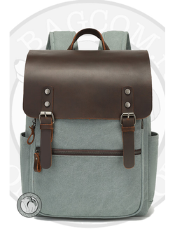 Рюкзак Wild Bags Kyoto Серо-Зеленый