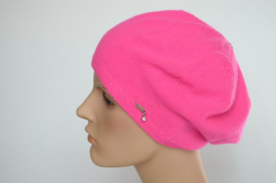 Берет Vizio 1104 кашемир ярко - розовый