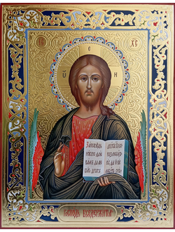 Господь Вседержитель. Рукописная икона.