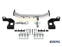 Фаркоп шар F 2000/75 кг с нерж. Накладкой BERG для Mitsubishi Pajero Sport 2021-/Montero Sport 2019-