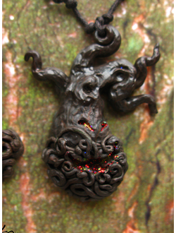 Мистический кулон к Хэллоуину - "Танец в Чаще"