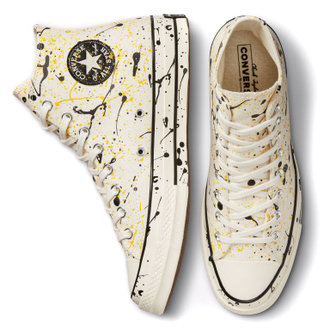 Кеды Converse Chuck Taylor 70 Archive Paint Splatter белые высокие