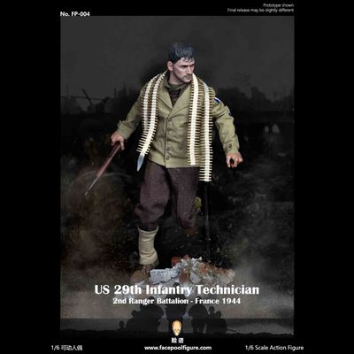 Капрал Тимоти Апхэм / рядовой Стэнли Меллиш ("Спасти рядового Райана") - Коллекционная ФИГУРКА 1/6  US 29th Infantry Technician Special Edition (FP004B) - Facepoolfigure