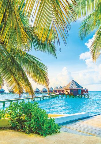 Фотообои "Сказочные Мальдивы"