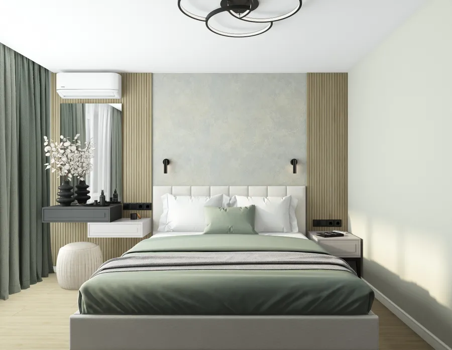 Ул. Фадеева. 3-х комнатная квартира 80 м.кв. Спальня