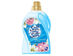 Ополаскиватель для белья с антистатическим эффектом "Soft Silk" шелковый лепесток и пион, 2л