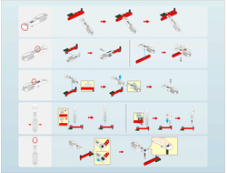 !АНАЛОГ! AN tool1,  CaDa Brick and Axle Separator, (арт. 96874 ) , цвет Trans-Light-Blue  АНАЛОГ LEGO Technic 1 шт