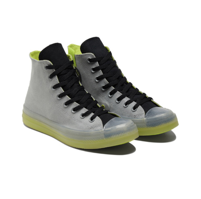 Мужские серые Кеды Converse All Star Cx Stretch Canvas с салатовыми вставками 171966C