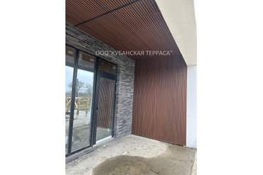 Облицовка стен и потолка здания ДПК